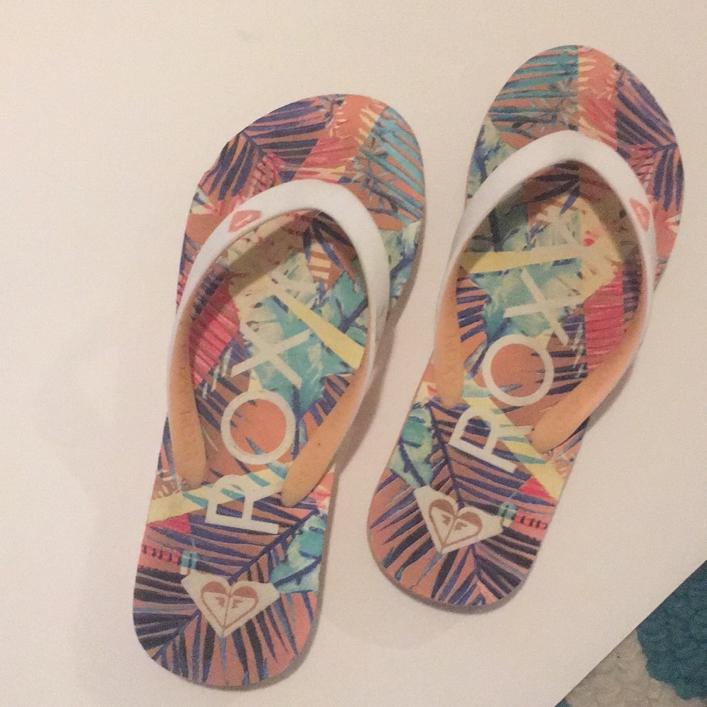 Pink and Blue Girls Flip Flops